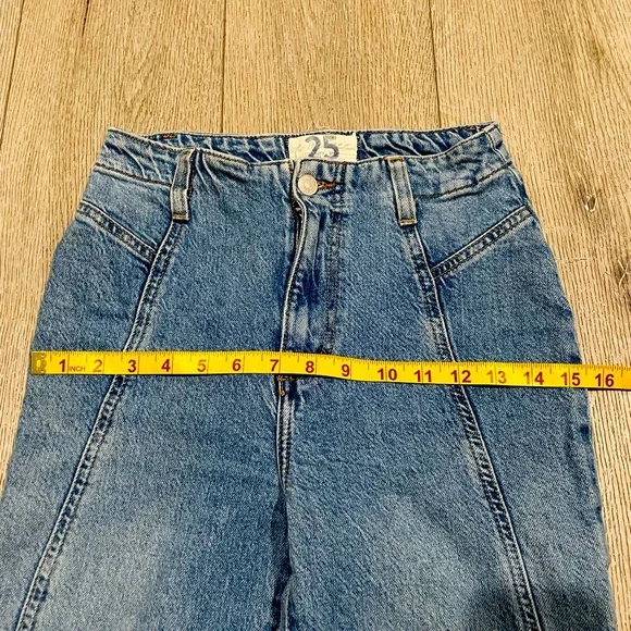 We The Free Bell Bottom Flare Jeans Pants Womens 26x32 - Picture 10 of 13